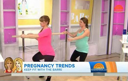 Ballet Barre helps pregnant women keep fit