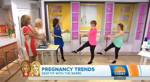 Free Standing Ballet Barre on Today show