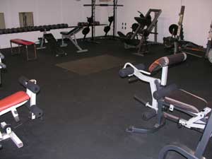 Rubber Exercise Room Flooring