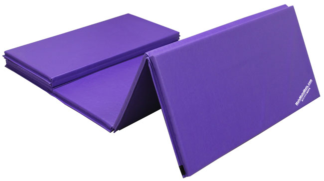 purple gymnastics mat