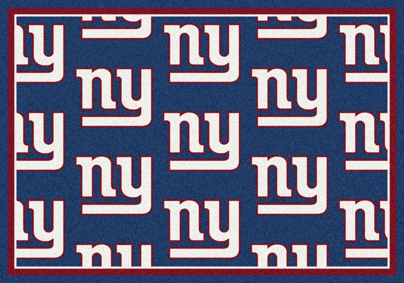 Giants Blue Background Sports Team, New York Giants Rug